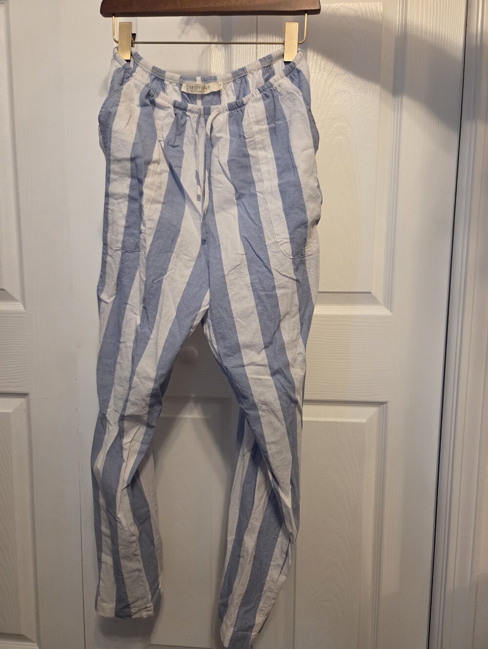 Christy Dawn Taavi Pant Blue Stripe - Picture 9 of 10